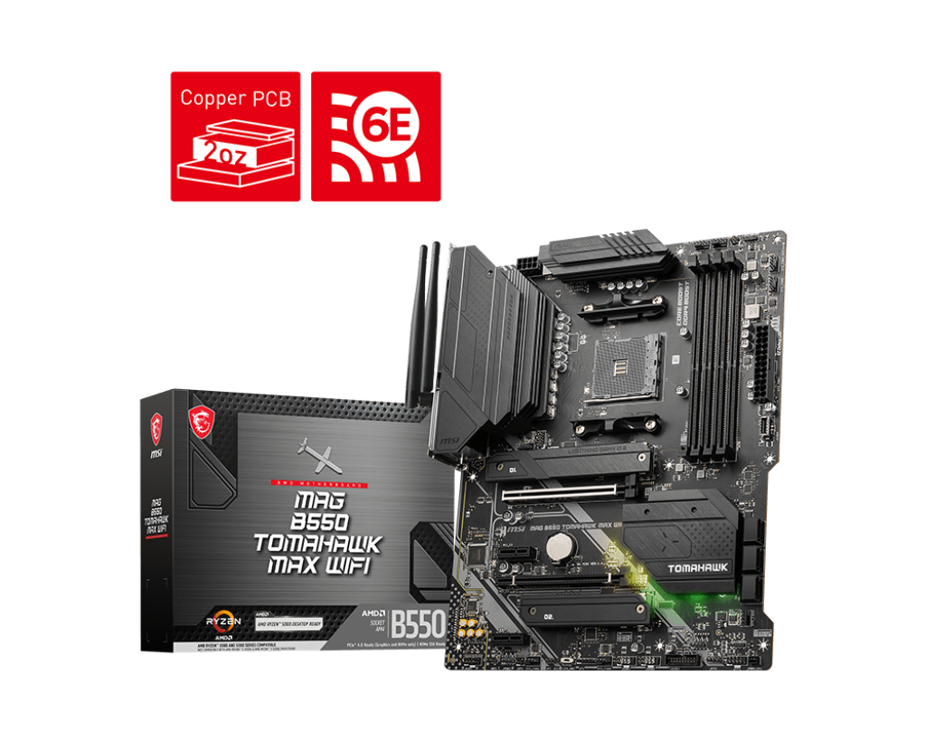 MSI MAG B550 TOMAHAWK MAX WIFI MOTHERBOARD