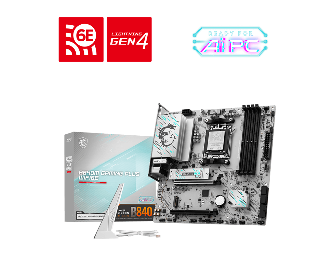 MSI B840M GAMING PLUS WIFI6E MOTHERBOARD