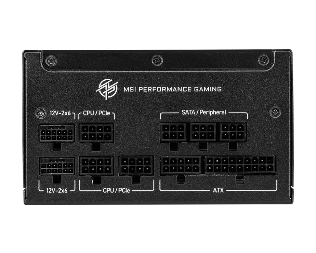 1000W MSI MPG A1000GS PCIE5 POWER SUPPLY