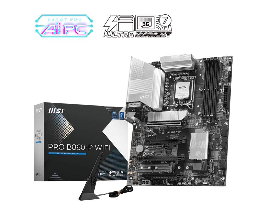 MSI B860-P WIFI MOTHERBOARD.