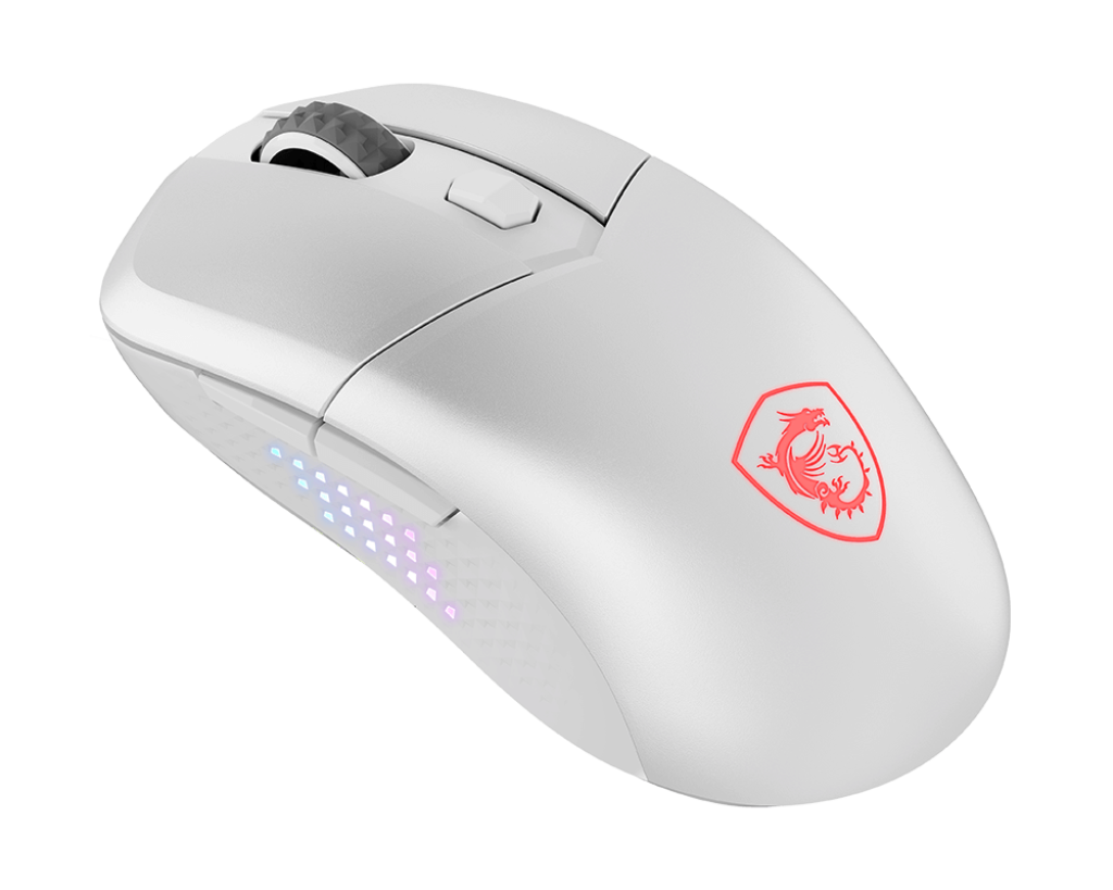 MSI VERSA 300 ELITE WIRELESS WHITE GAMING MOUSE