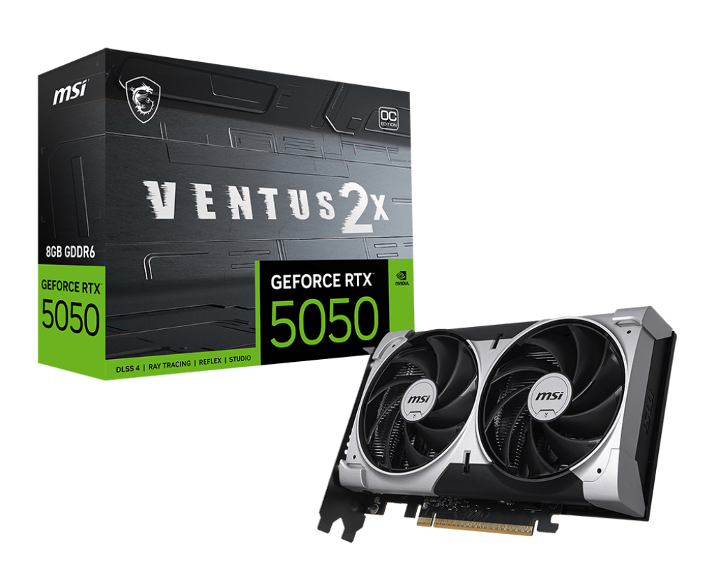 8GB MSI RTX 5050 VENTUS 2X OC GPU