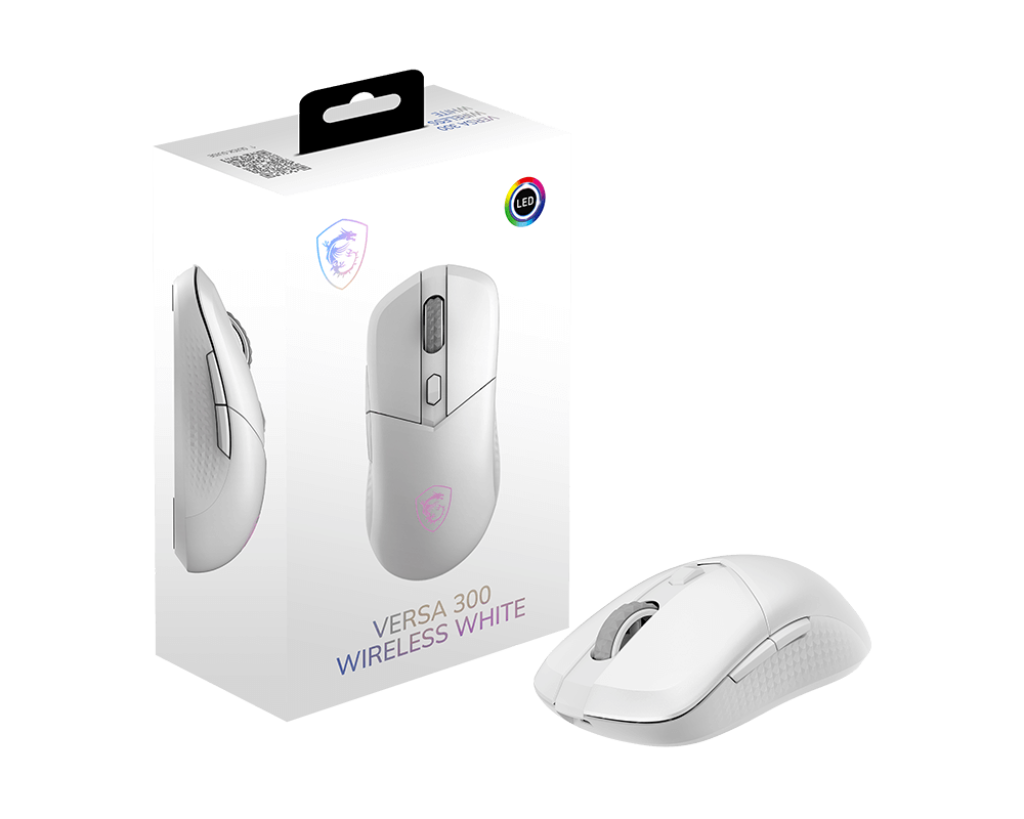 MSI VERSA 300 WIRELESS WHITE GAMING MOUSE