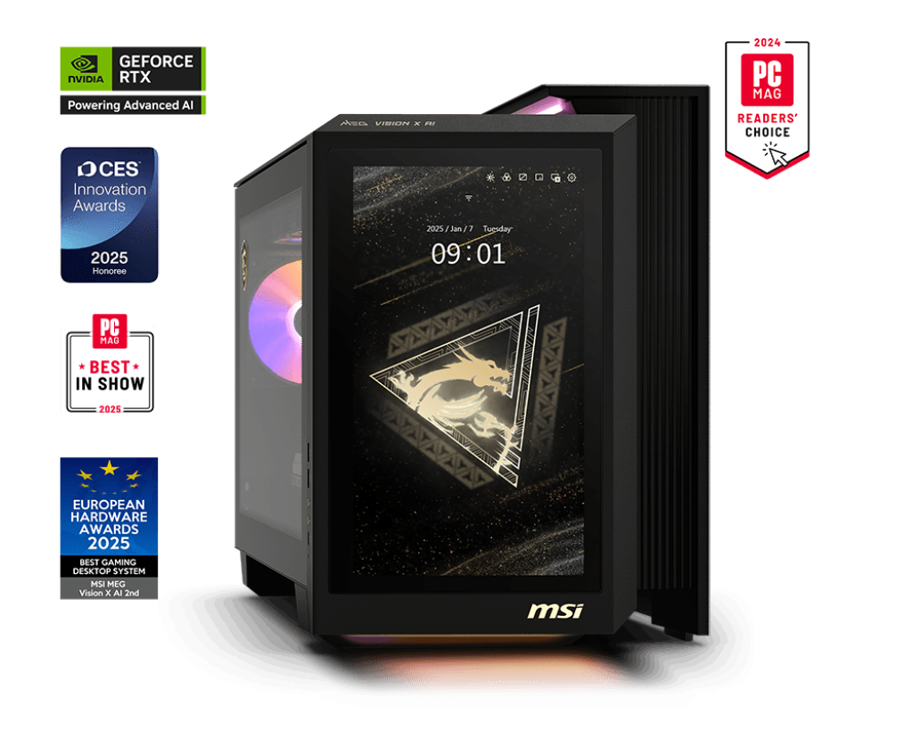 MSI MEG Vision X 2nd Gen Gaming PC (Model MEG Vision X AI 2-079AU)