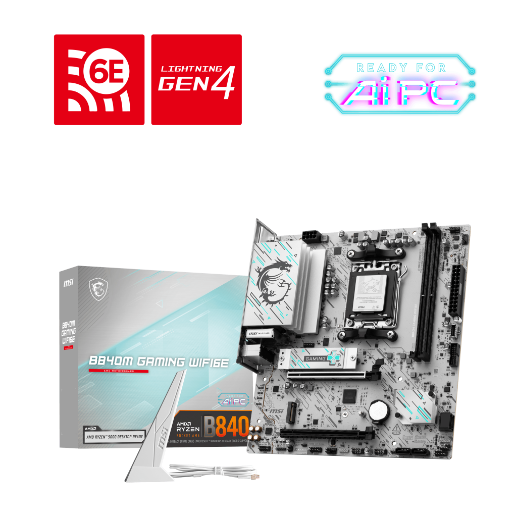 MSI B840M GAMING WIFI6E MOTHERBOARD