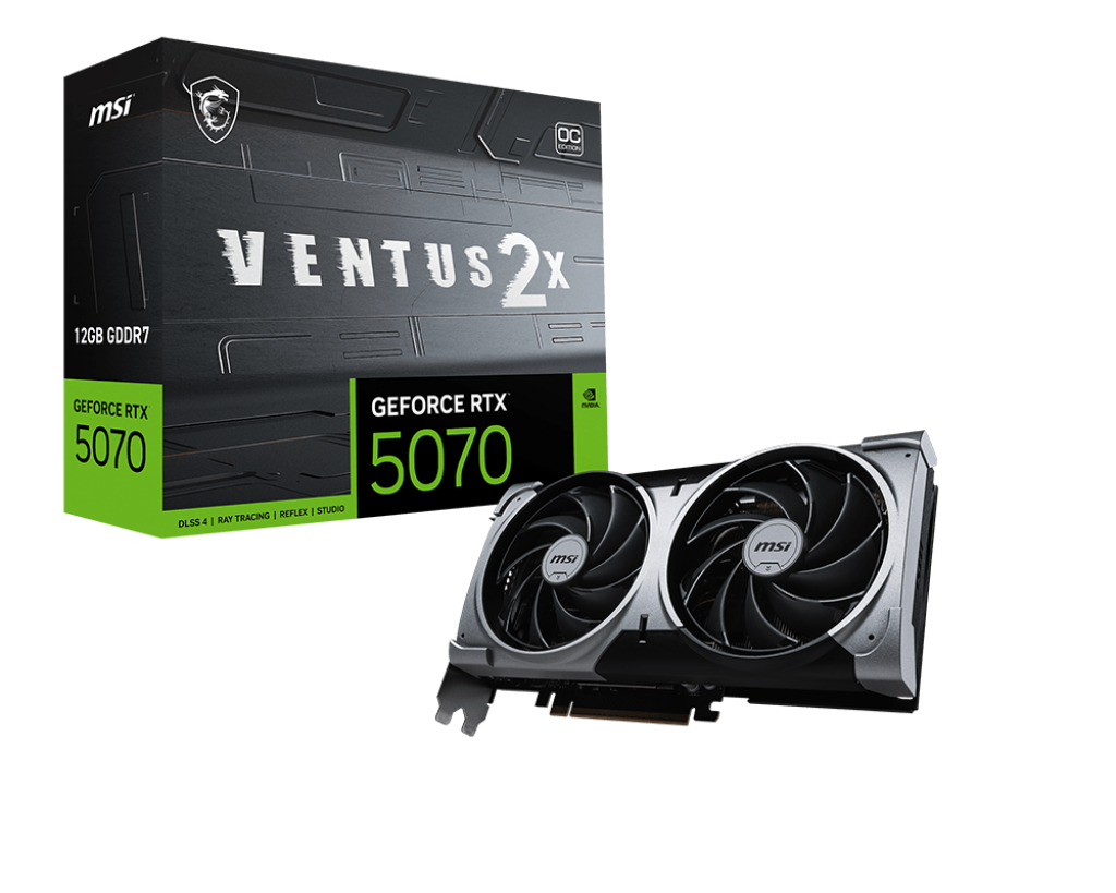 12GB MSI RTX 5070 VENTUS 2X OC GPU