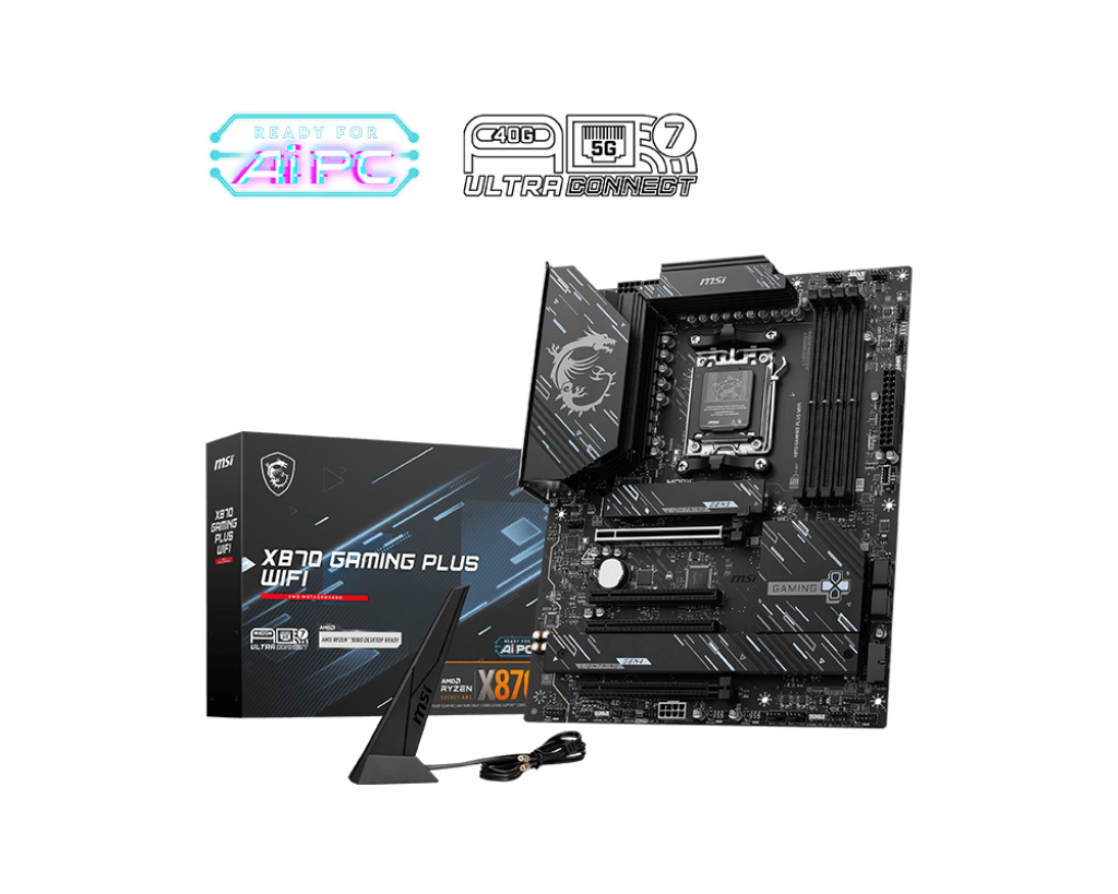 MSI X870 GAMING PLUS WIFI MOTHERBOARD