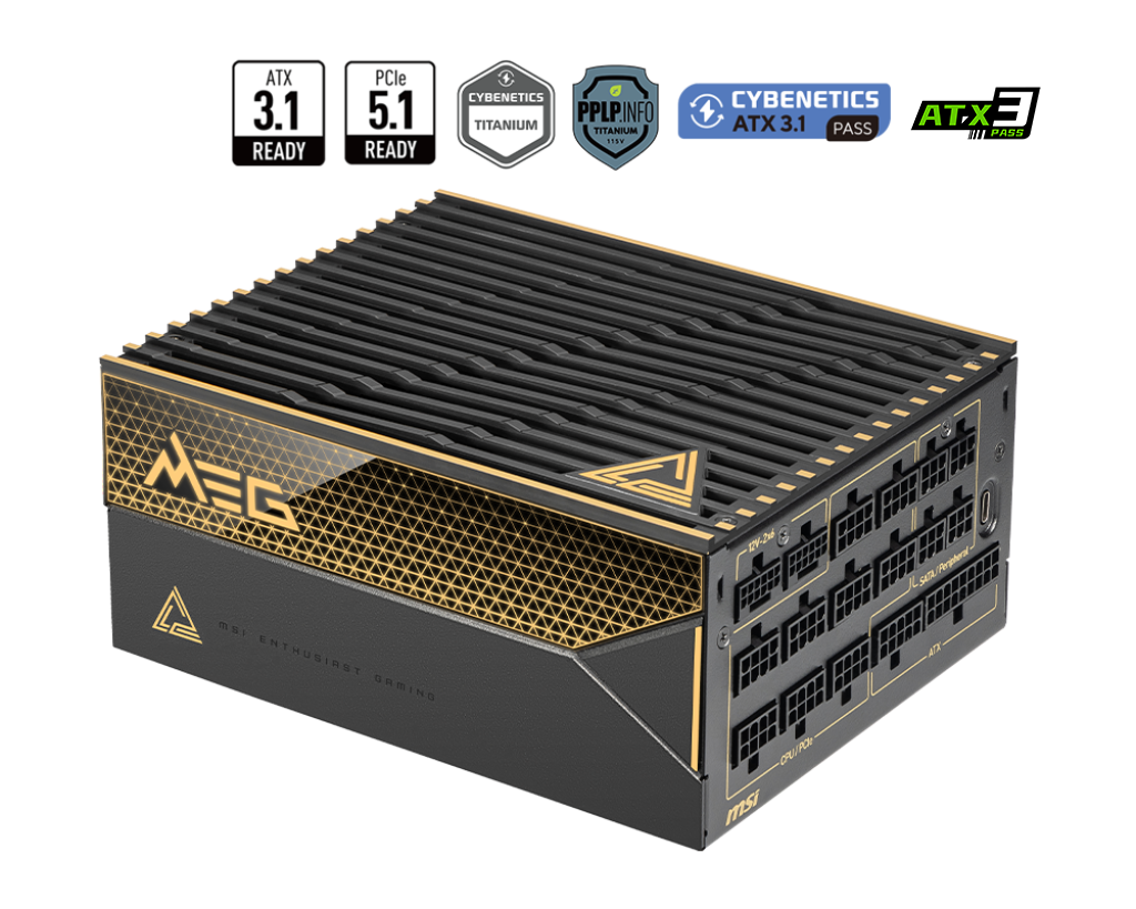 1600W MSI MEG Ai1600T POWER SUPPLY