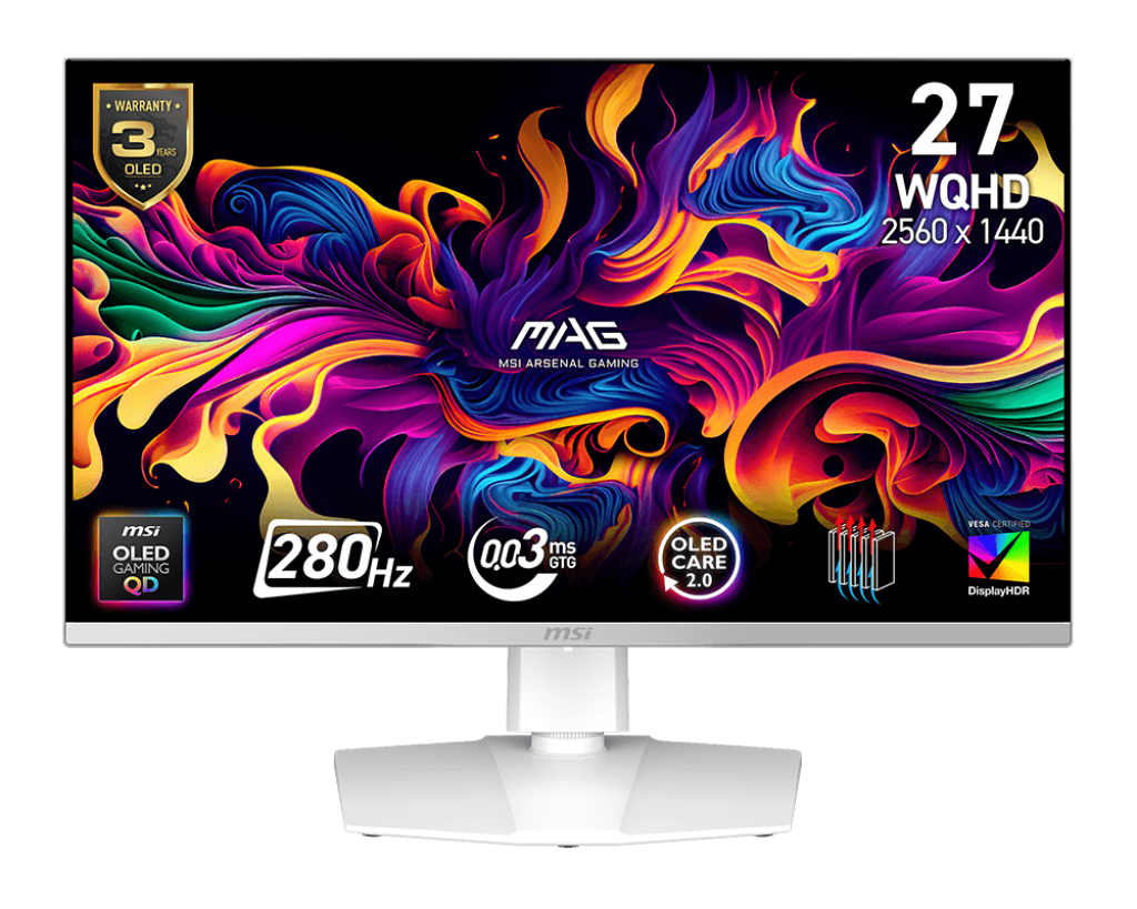 27" MSI MAG 272QPW QD-OLED X28 (WQHD) GAMING MONITOR