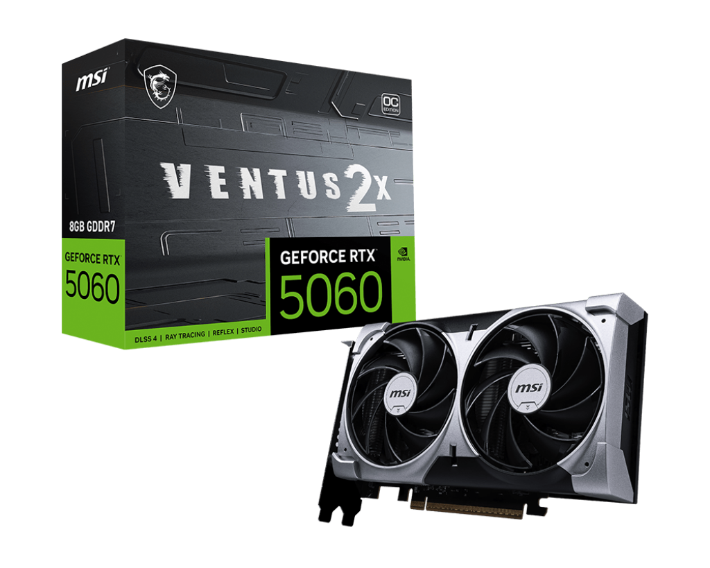 8GB MSI RTX 5060 VENTUS 2X OC GPU