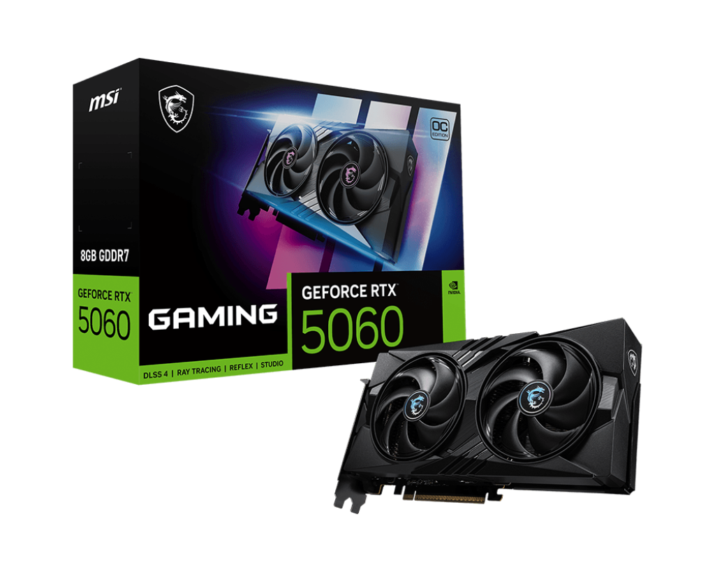 8GB MSI RTX 5060 GAMING OC GPU