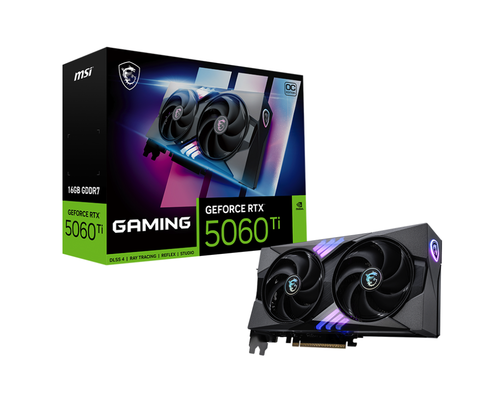 16GB MSI RTX 5060Ti GAMING OC GPU