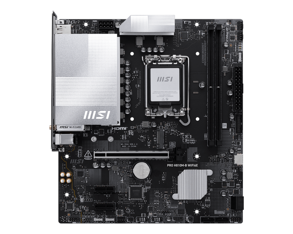 MSI PRO H810M-B WIFI6E MOTHERBOARD