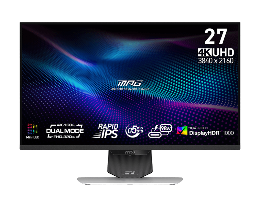 27" MSI MPG 274URDFW E16M (4K DUAL MODE) GAMING MONITOR