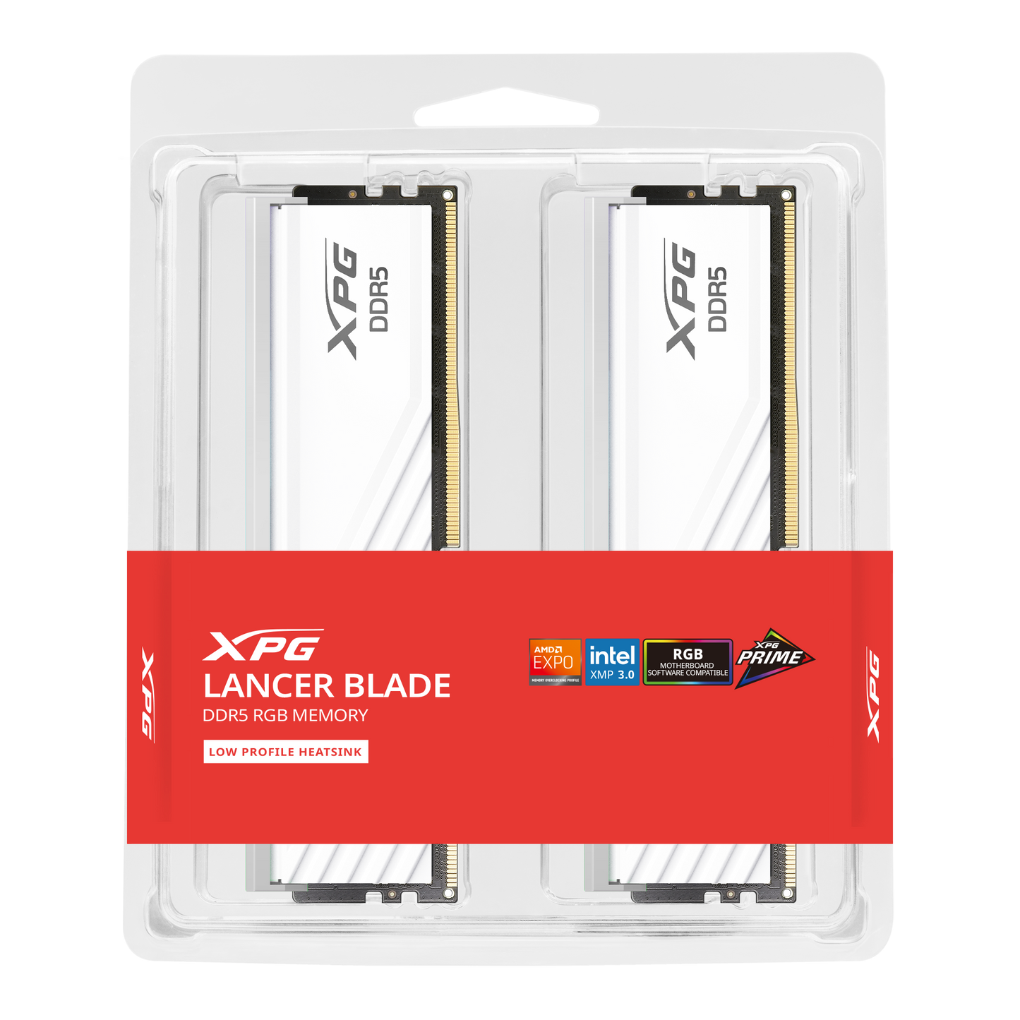 32GB KIT (6000MHz) ADATA XPG LANCER BLADE GAMING MEMORY WHITE/RGB