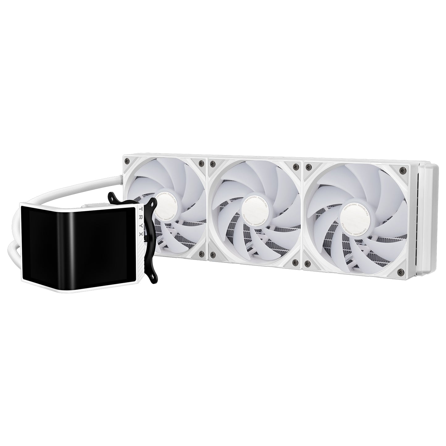 TRYX PANORAMA SE 360 ARGB WHITE L-SHAPED AMOLED SCREEN LIQUID COOLER