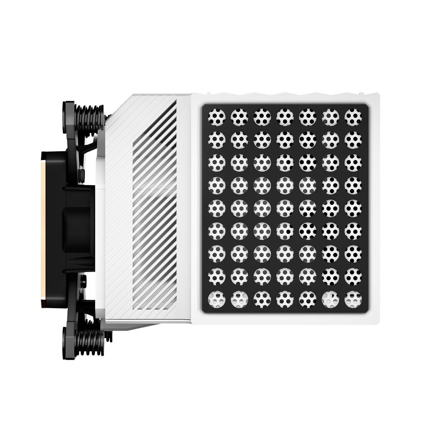 TRYX PANORAMA WB WHITE L-SHAPED AMOLED SCREEN LIQUID COOLER WATER BLOCK