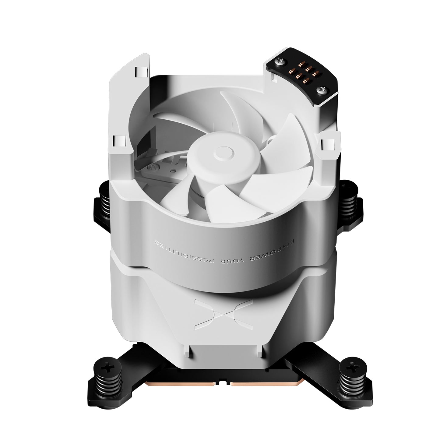 TRYX PANORAMA WB WHITE L-SHAPED AMOLED SCREEN LIQUID COOLER WATER BLOCK