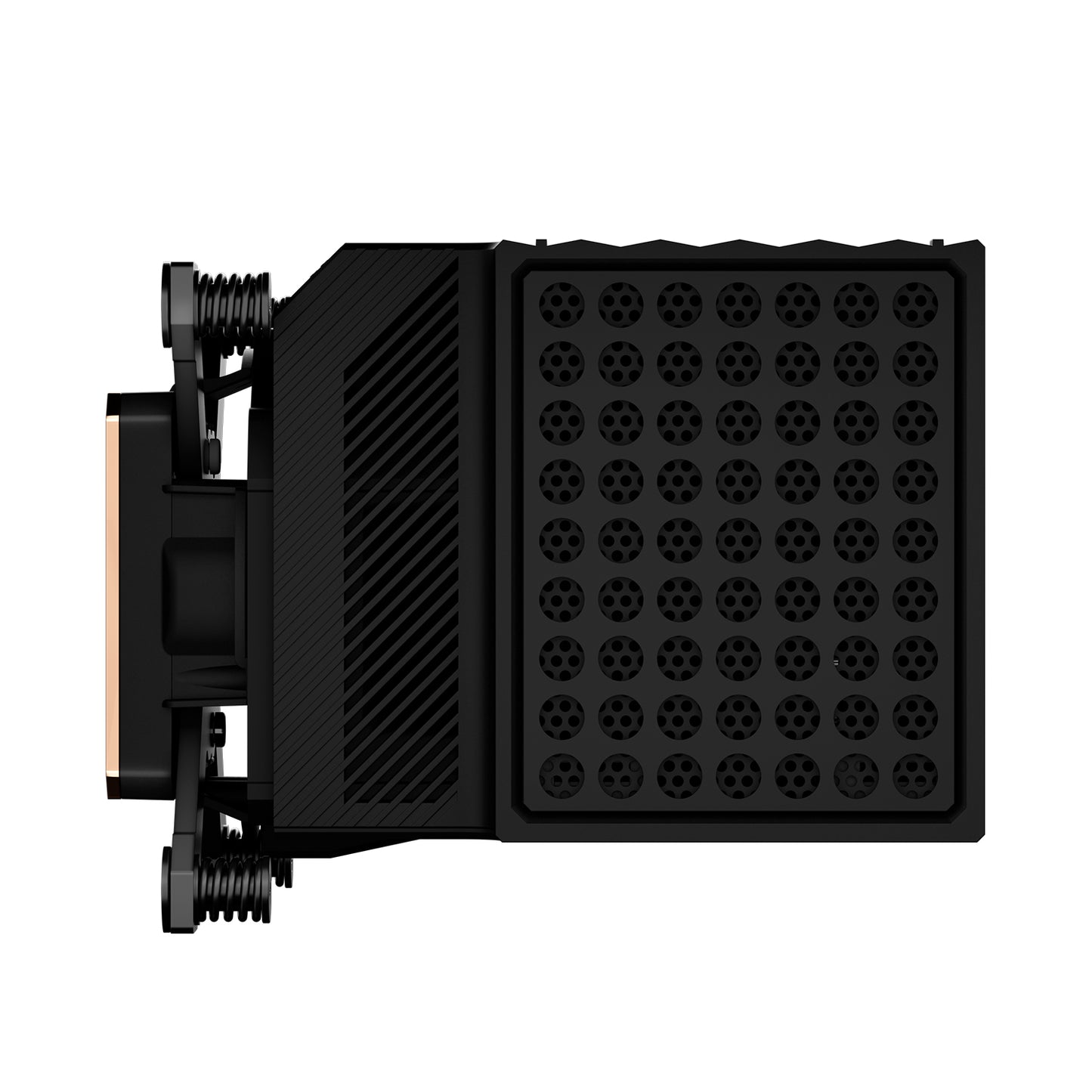TRYX PANORAMA WB BLACK L-SHAPED AMOLED SCREEN LIQUID COOLER WATER BLOCK