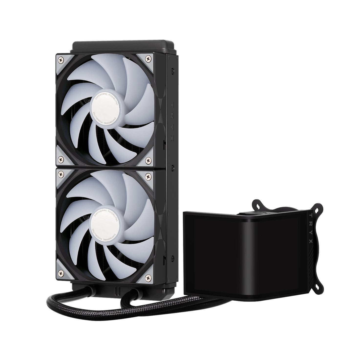 TRYX PANORAMA SE 240 ARGB L-SHAPED AMOLED SCREEN LIQUID COOLER