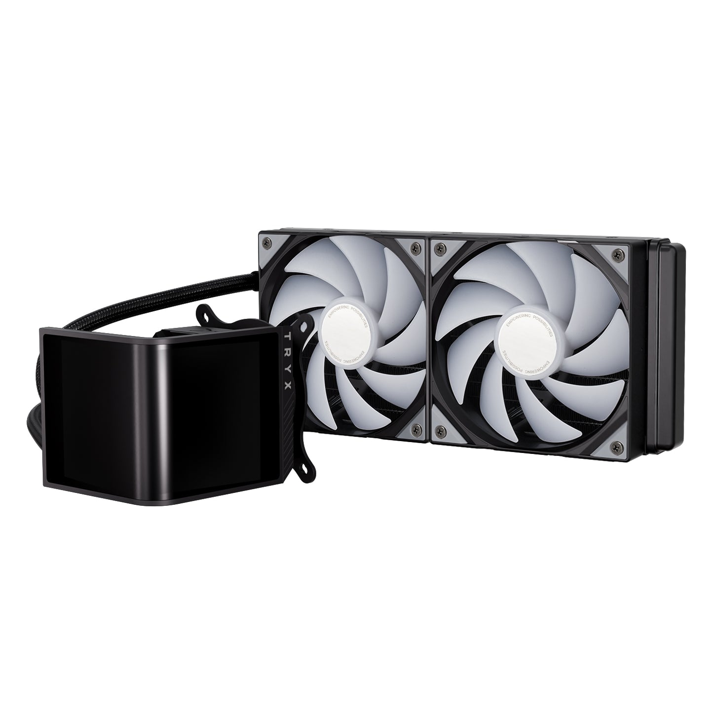 TRYX PANORAMA SE 240 ARGB L-SHAPED AMOLED SCREEN LIQUID COOLER