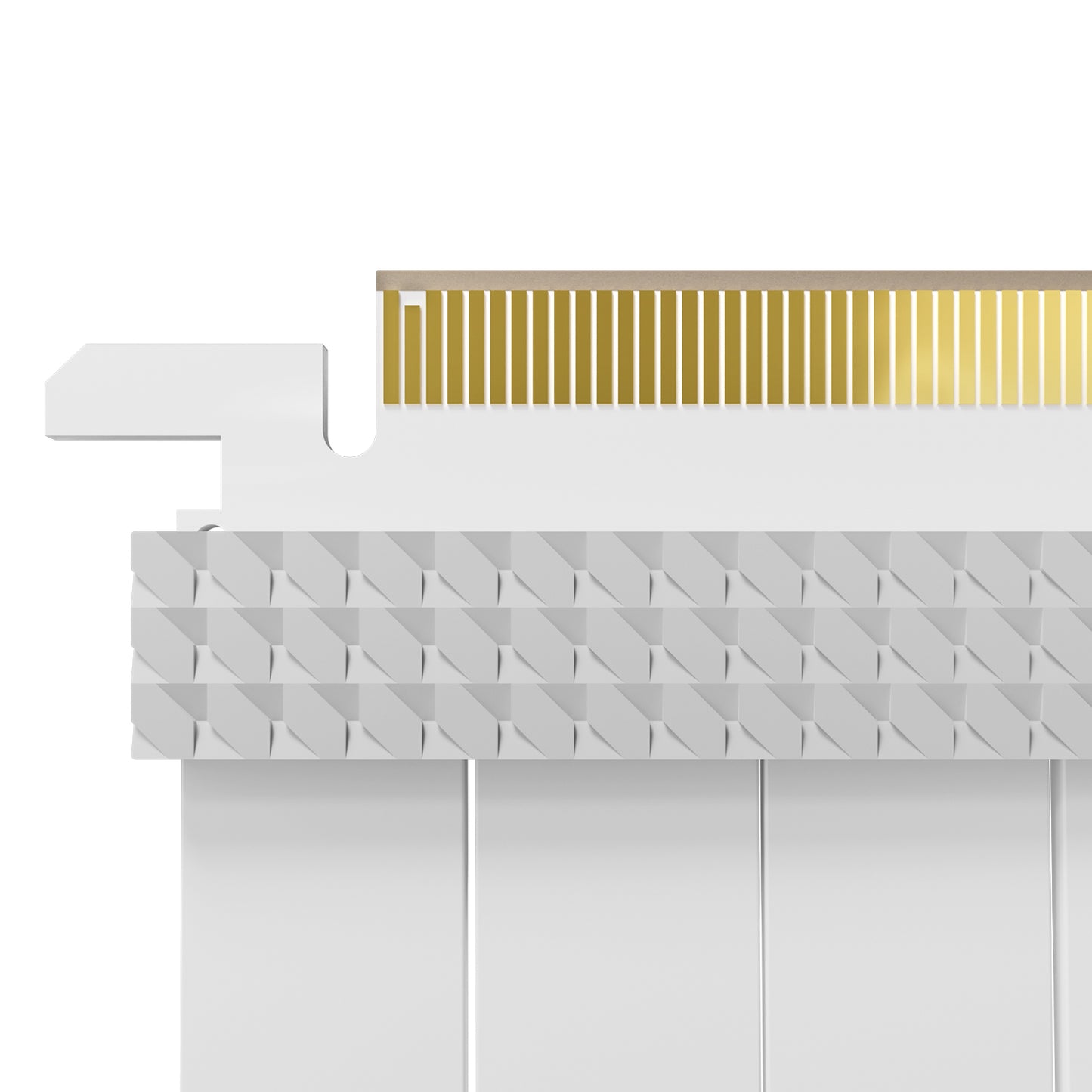 TRYX STRING PCIe 5.0 RISER CABLE 200mm WHITE