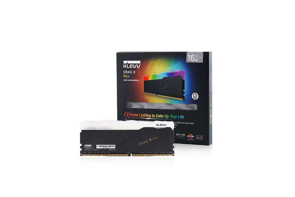 16GB KIT (3200MHz) KLEVV CRAS X GAMING MEMORY BLACK/RGB