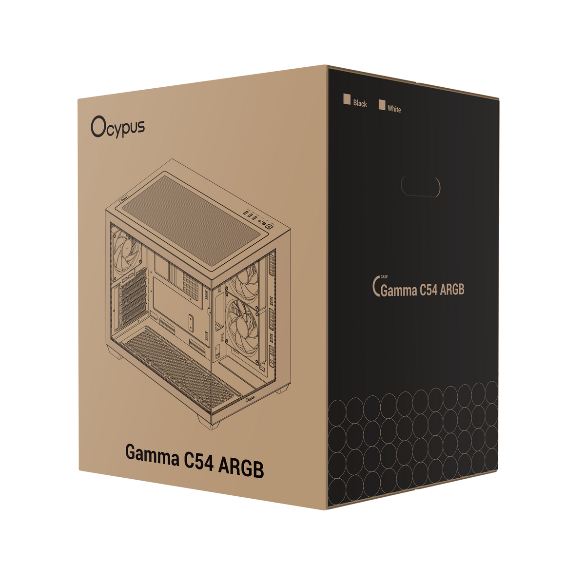 OCYPUS GAMMA C54 WHITE GAMING CASE