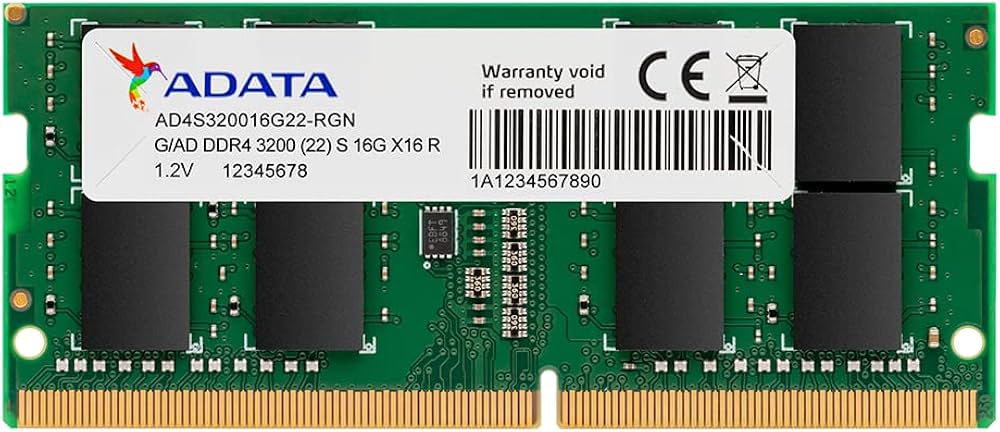16GB (3200MHz) ADATA PREMIER SODIMM MEMORY