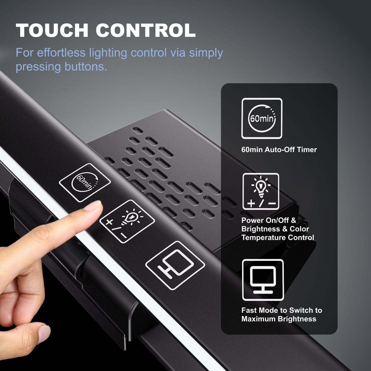 LUMIVIDA Monitor Light Bar with Touch Control