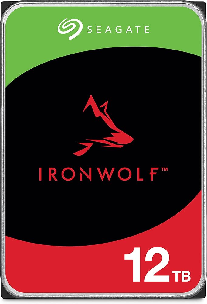 12TB SEAGATE IRONWOLF 3.5" HDD