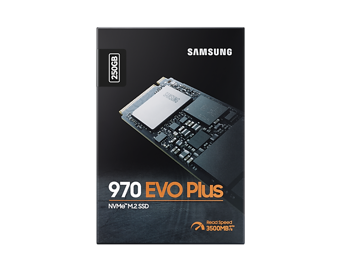 250GB SAMSUNG 970 EVO PLUS M.2 SSD