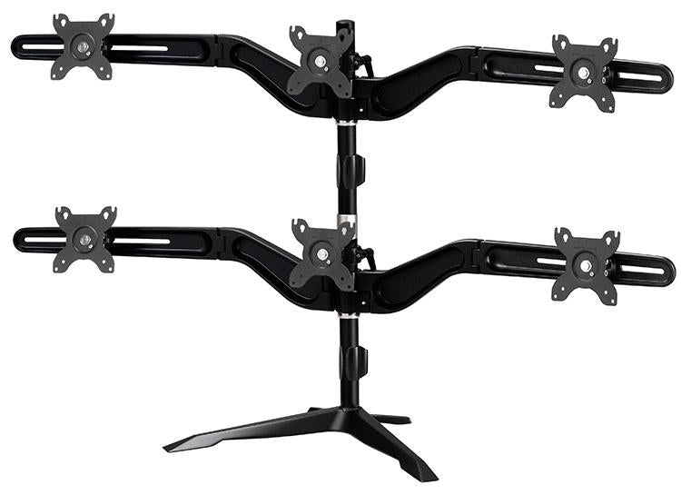 AAVARA DS600 FREESTANDING HEXA MONITOR STAND