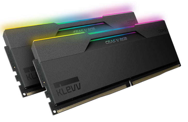 32GB KIT (6000MHz) KLEVV CRAS V GAMING MEMORY BLACK/RGB