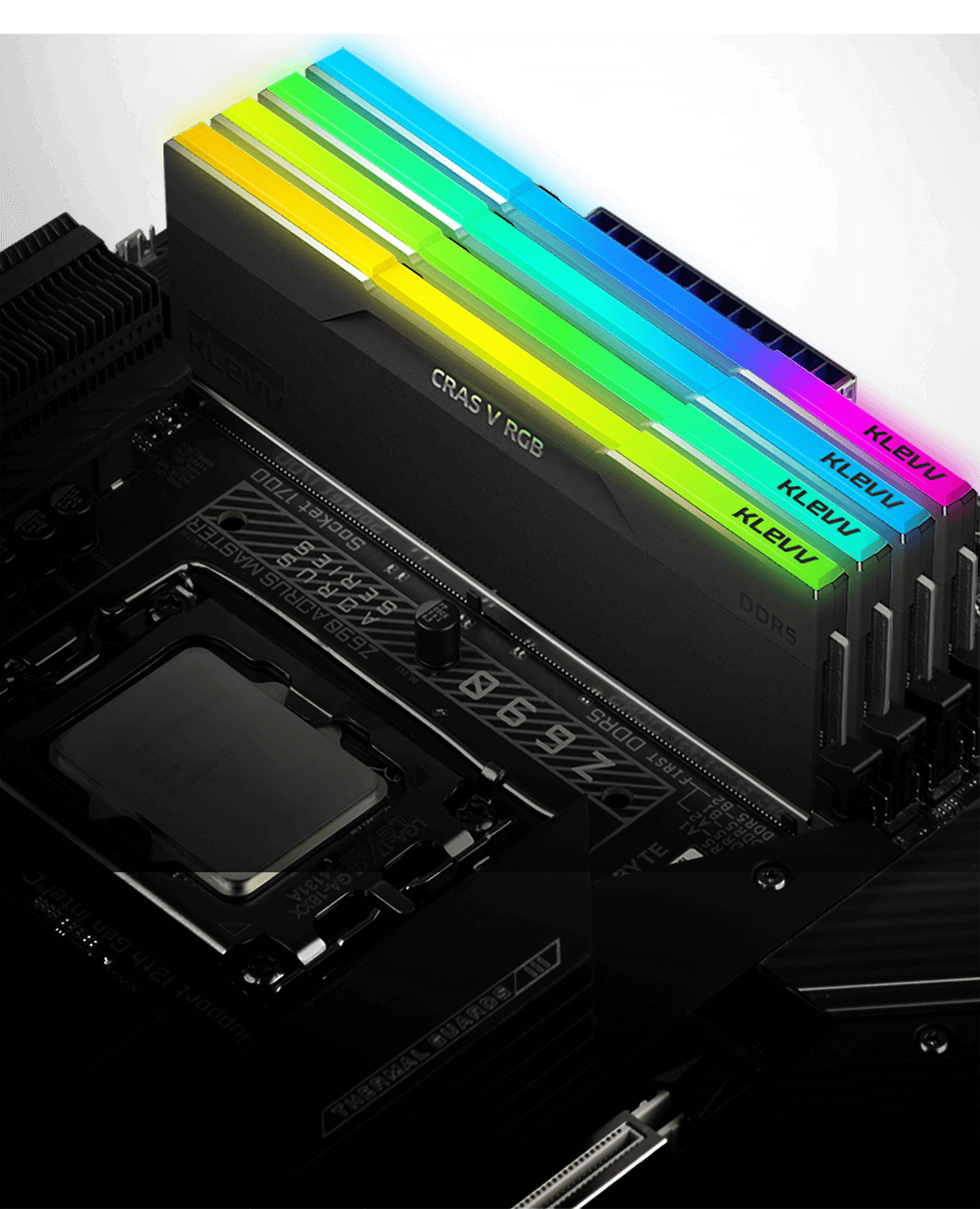 32GB KIT (6000MHz) KLEVV CRAS V GAMING MEMORY BLACK/RGB