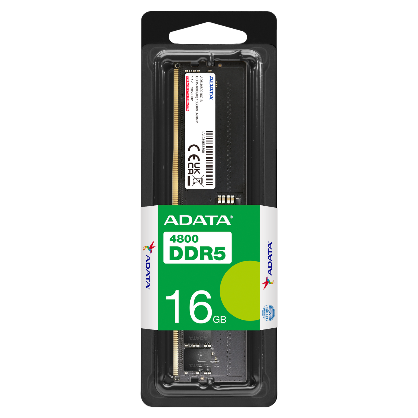 16GB (4800MHz) ADATA PREMIER DIMM MEMORY