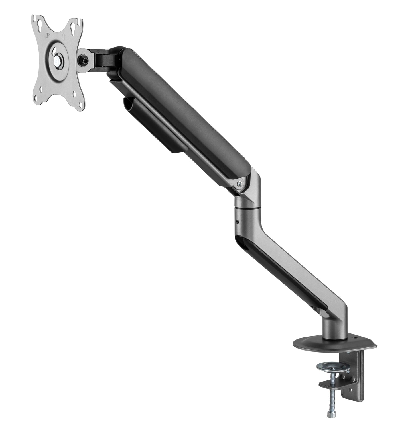 INFINITY Grey Single Monitor Economical Spring-Assisted Monitor Arm support 17”-32”, up to 9kg - INF751-C012