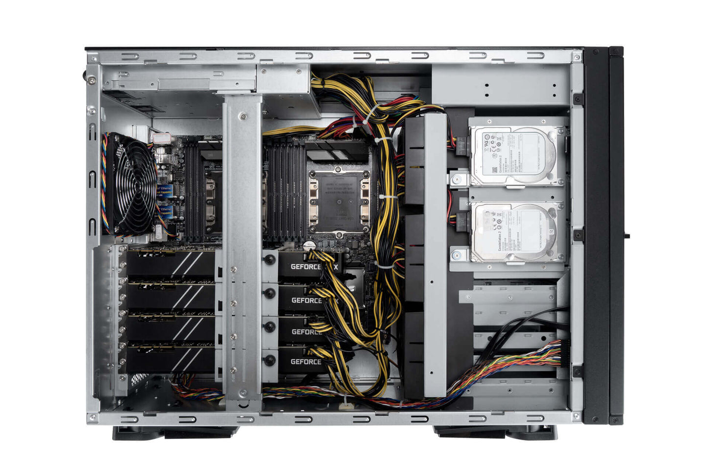 PLV Tower Chassis 550W REDUNDANT PSU PLATINUM - R1CA2551B