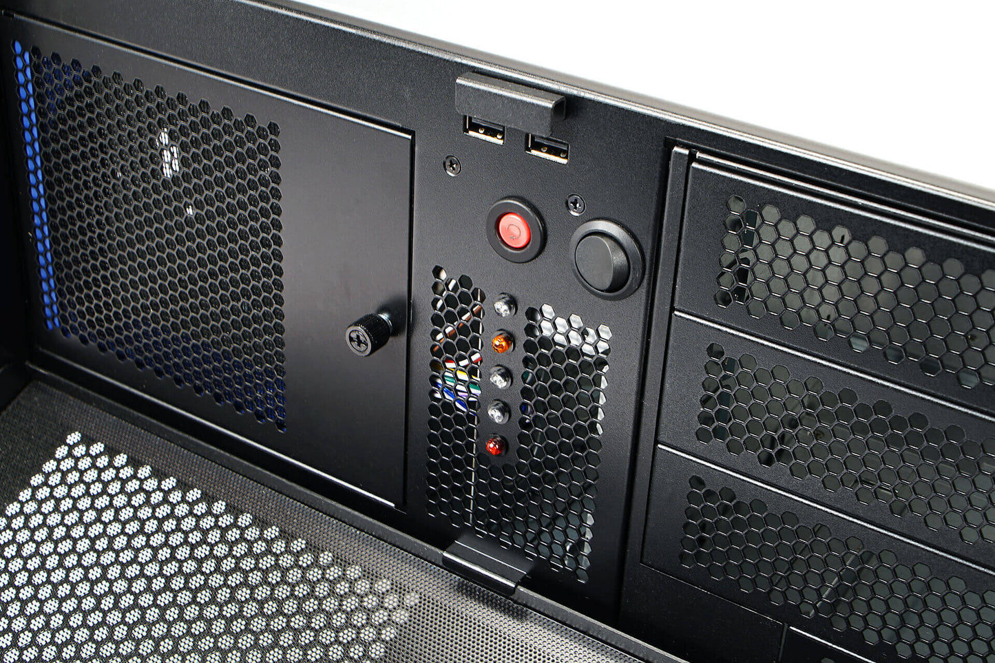 NWIN R400N 4U RACK SERVER CHASSIS/RED 500W PSUs
