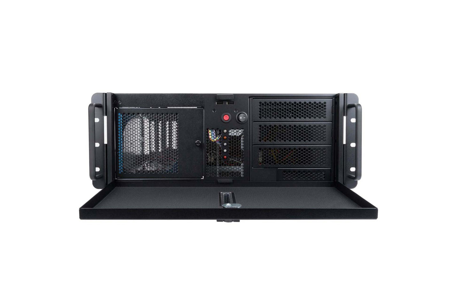 NWIN R400N 4U RACK SERVER CHASSIS/RED 500W PSUs