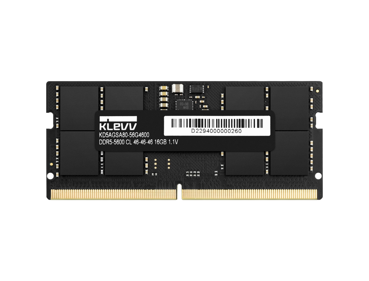 16GB (5600MHz) KLEVV SODIMM MEMORY