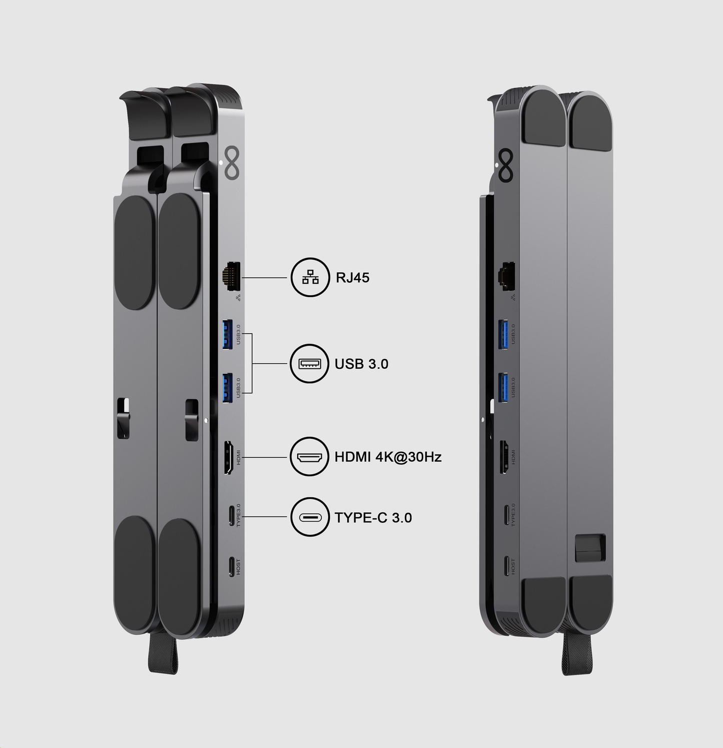 INFINITY LAPTOP STAND (5-IN-1 DOCKING)