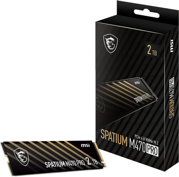 2TB MSI SPATIUM M470 M.2 SSD