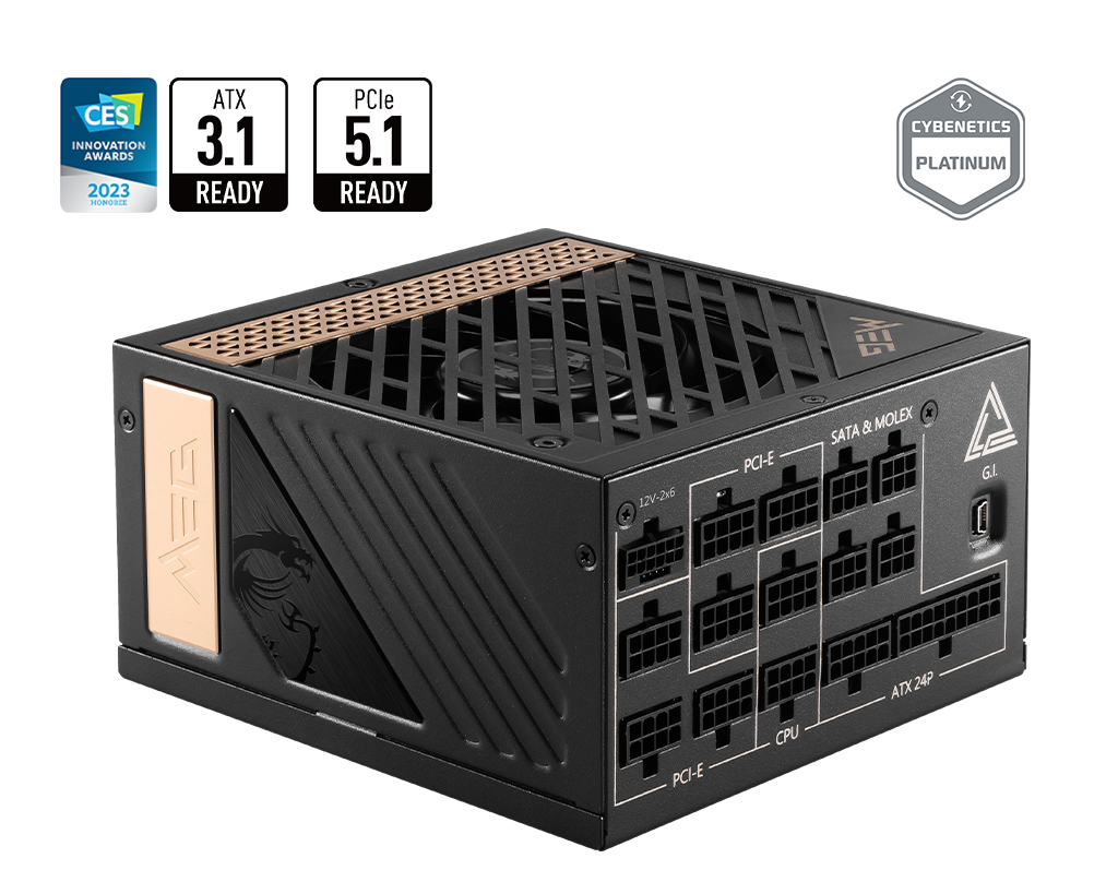1300W MSI MEG Ai1300P POWER SUPPLY