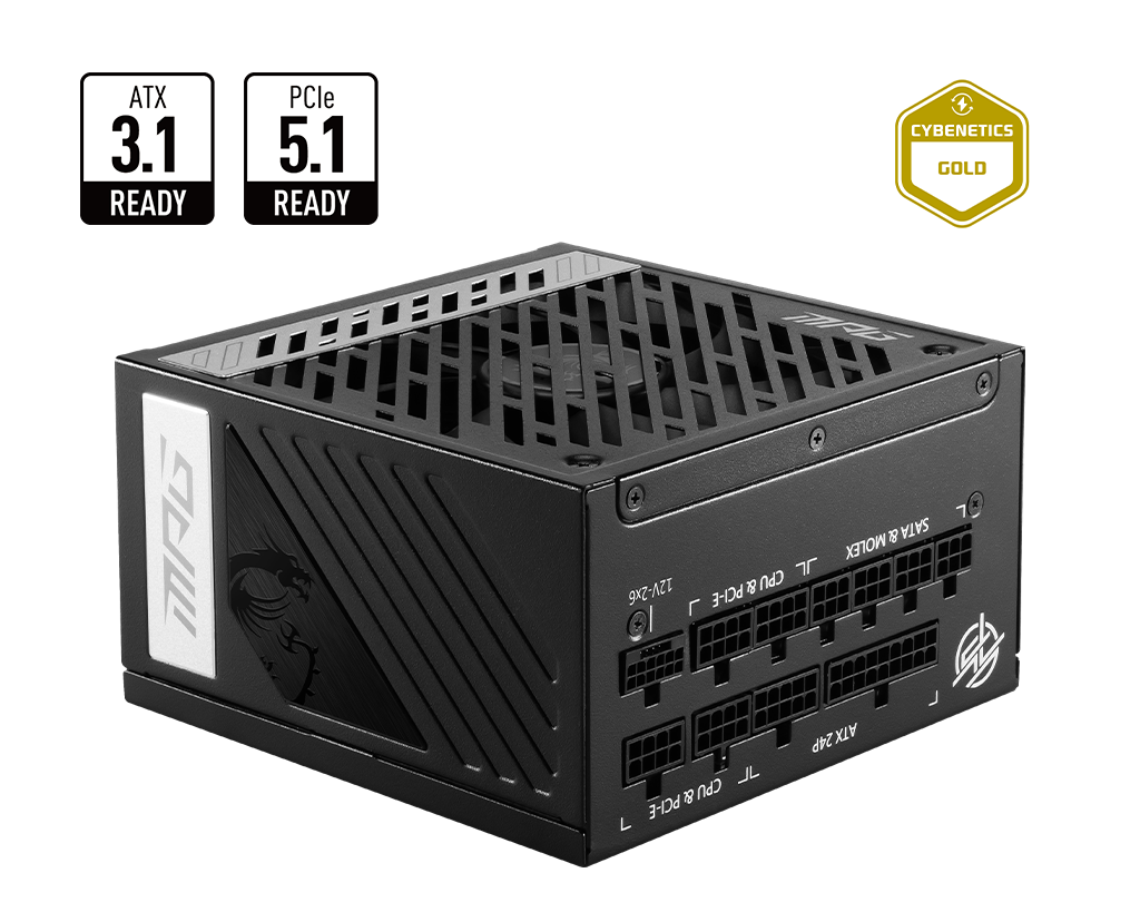 850W MSI MPG A850G POWER SUPPLY