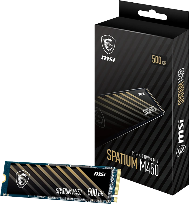 500GB MSI SPATIUM M450 M.2 SSD