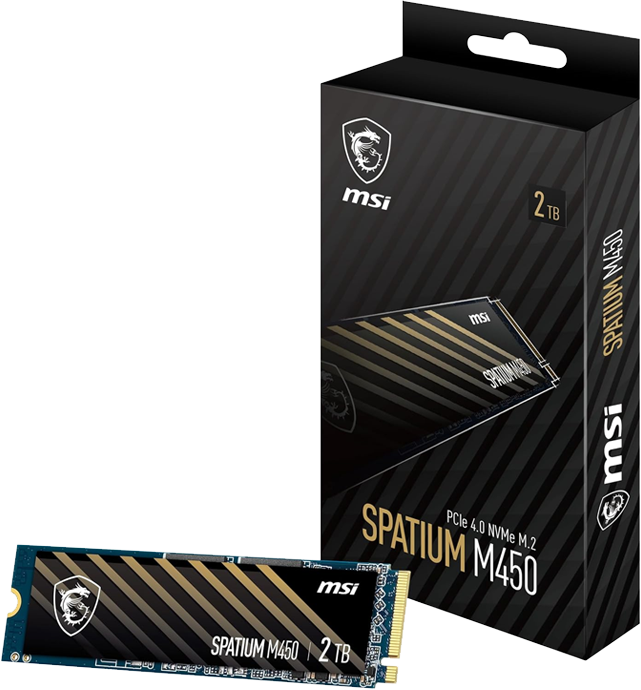 2TB MSI SPATIUM M450 V1 M.2 SSD