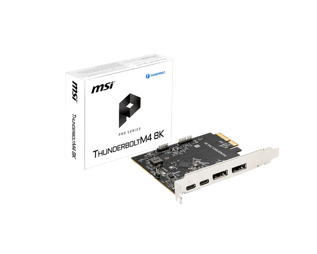 MSI THUNDERBOLTM4 PCI-e CONTROLLER