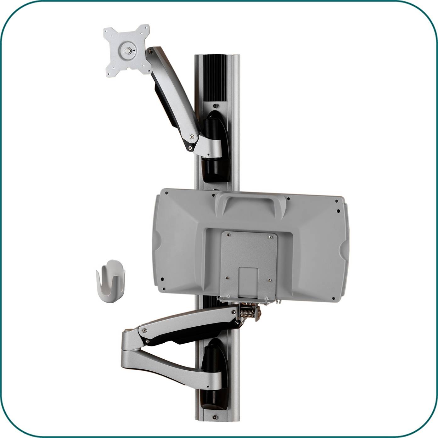 AAVARA W8812 SINGLE MONITOR & WORKSTATION COLUMN MOUNTING SOLUTION