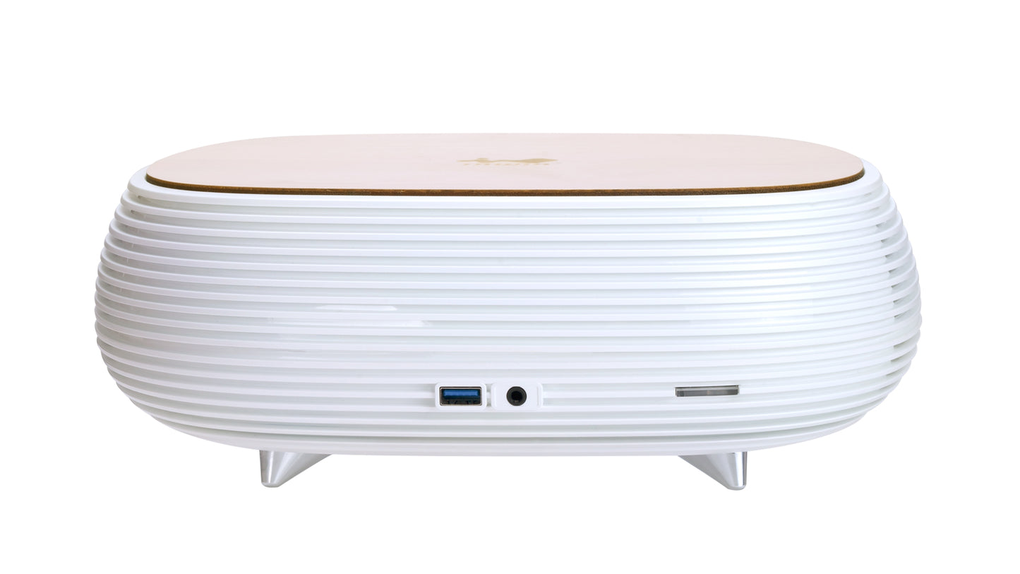 INWIN IW-CS-B1WHI-PS200W B1 PURE Mini-ITX CHASSIS, White 200w Gold PSU,